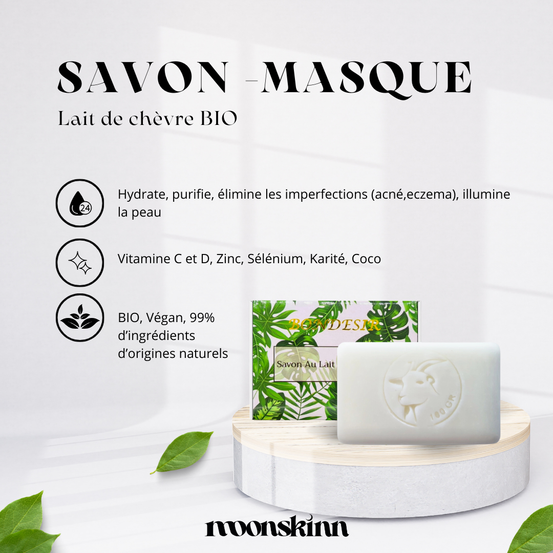 Savon - masque lait de chèvre