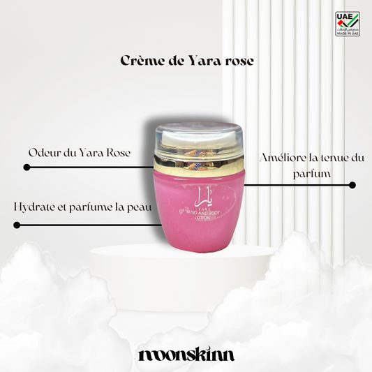 Crème parfumée Yara Rose